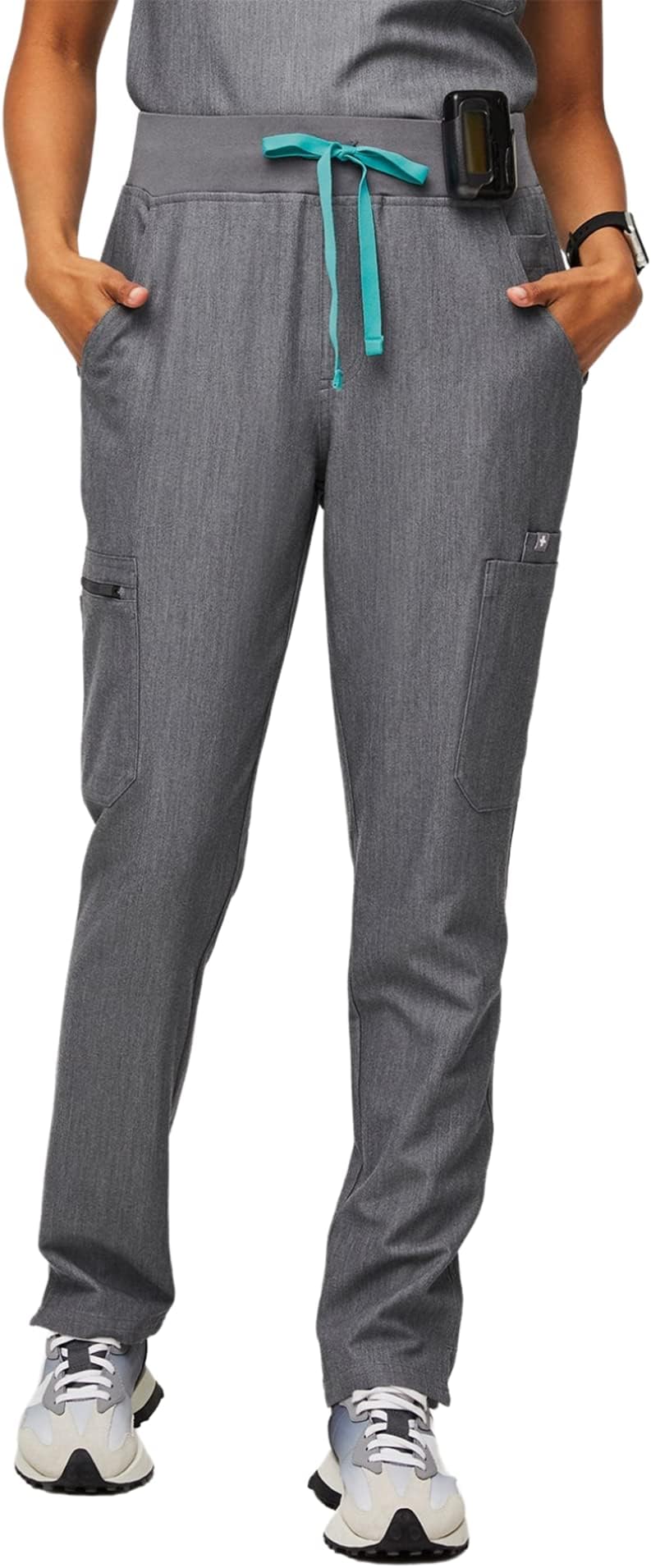 womens Yola High Waisted Medical Scrubs Pants