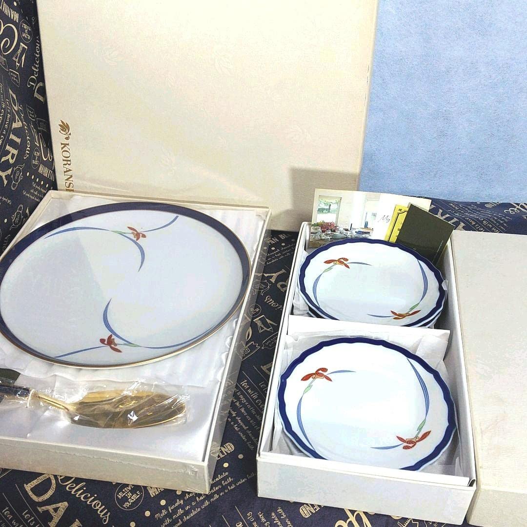 Amazon | 宮内庁御用達香蘭社オーキッドレース 蘭パン皿&ケーキ 