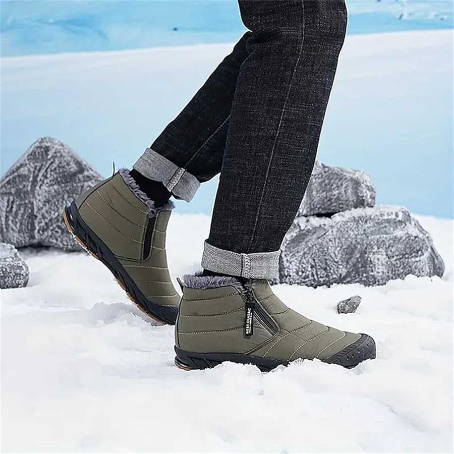 Zermatt Shoes For Snow Mens Beaver Blu Notte — Zermatt Shoes