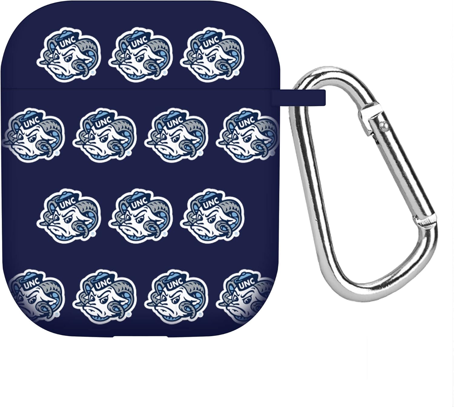 Affinity Bands North Carolina Tar Heels Custom Name HD Case Cover Compatible with Apple AirPods Gen 1 & 2 (Navy)