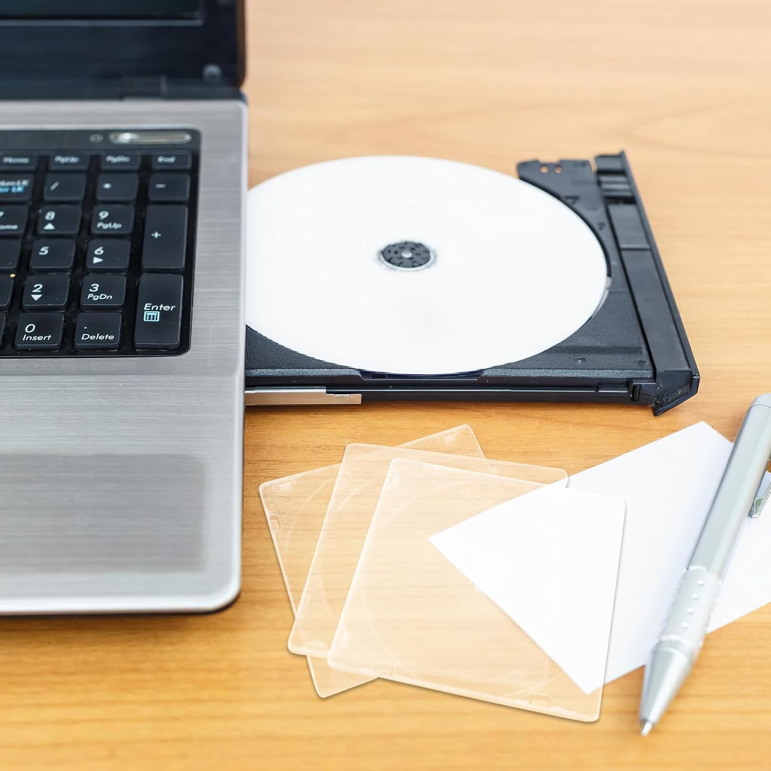 BETOOKY 25 Pcs Ultrathin CD Storage Case with Large Capacity and Separate Design Plastic DVD Box for Personal Media Organization