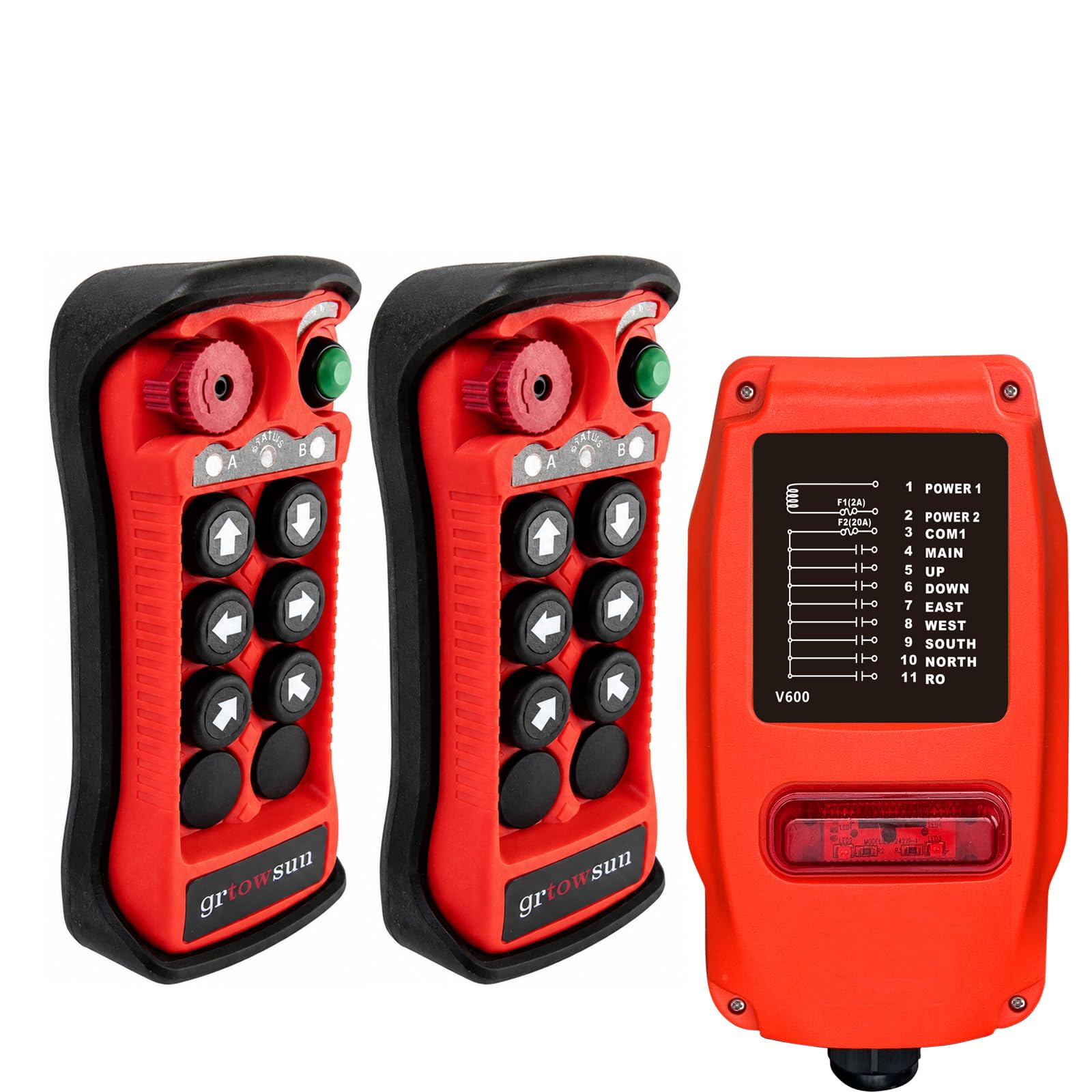 Q600 Ultra 6 Canali 12V 24V Telecomando per Gru Paranco Senza Fili