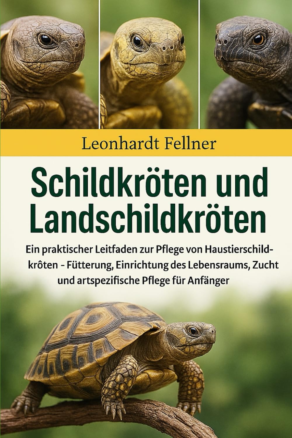Schildkröten und Landschildkröten: Ein praktischer Leitfaden zur Pflege von Haustierschildkröten – Fütterung, Einrichtung des Lebensraums, Zucht und artspezifische Pflege für Anfänger
