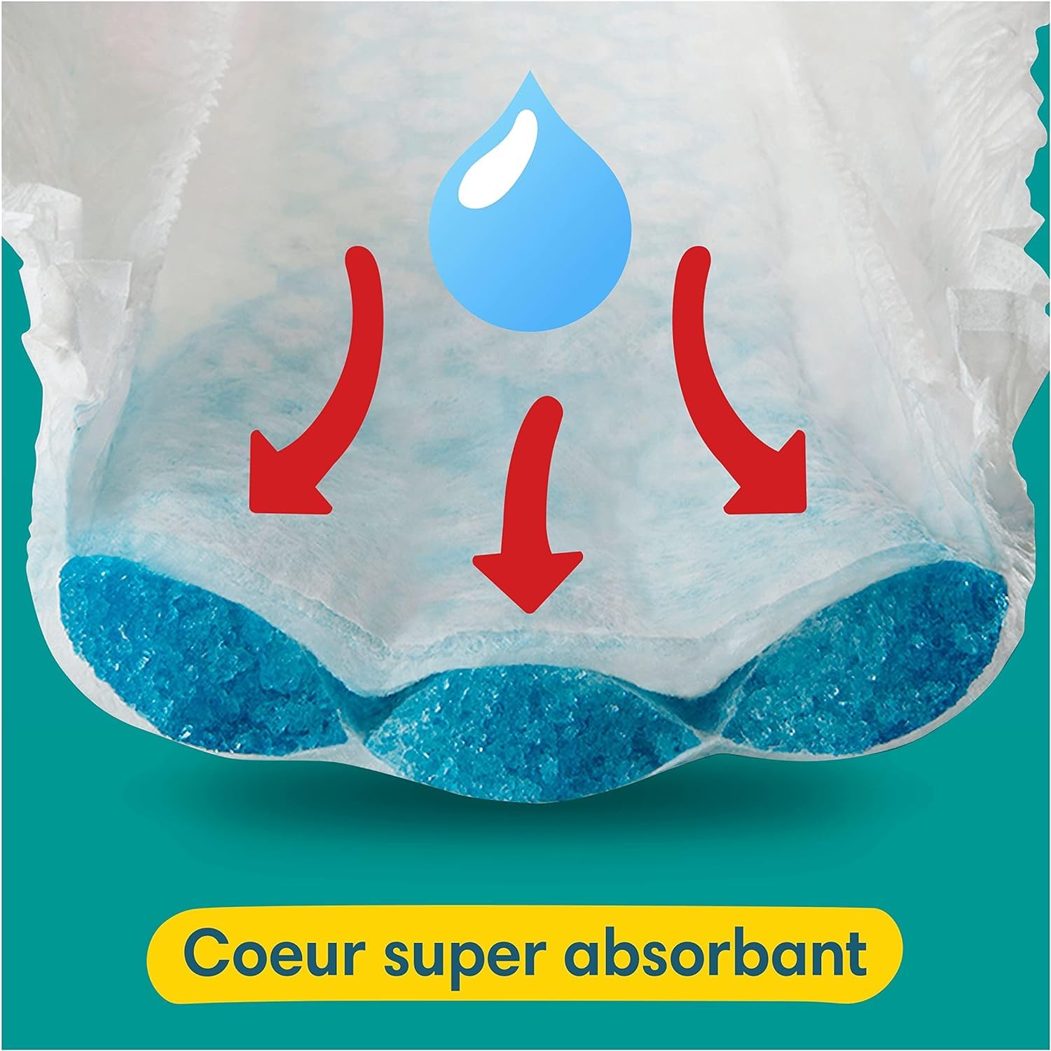 Pampers Couches-culotte baby dry Taille 7 15Kg x31 (lot de 3) , couche pampers