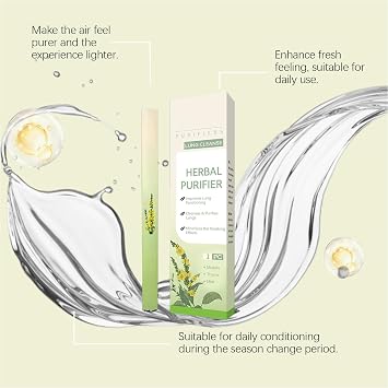 Herbal Diffuser Pen, 4PCS Dual-Action Herbal Purifier Pens for Sleep Support, Portable Aromatherapy, Resting Relaxation and Oral Air Freshening, Natural Energy Boost and Quitting Bad Habit