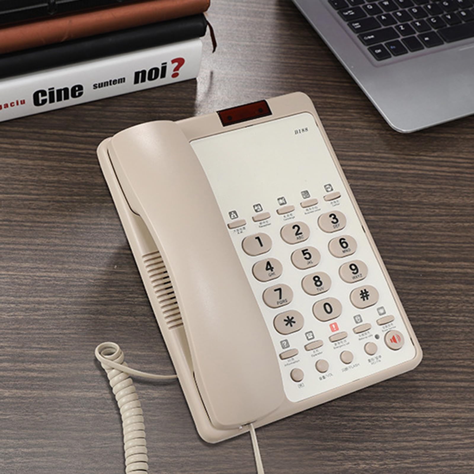 B188B Telefono con Filo per Hotel Telefono Fisso Fisso Montabile A Parete da Tavolo per Servizio Reception nelle Camere degli Hotel
