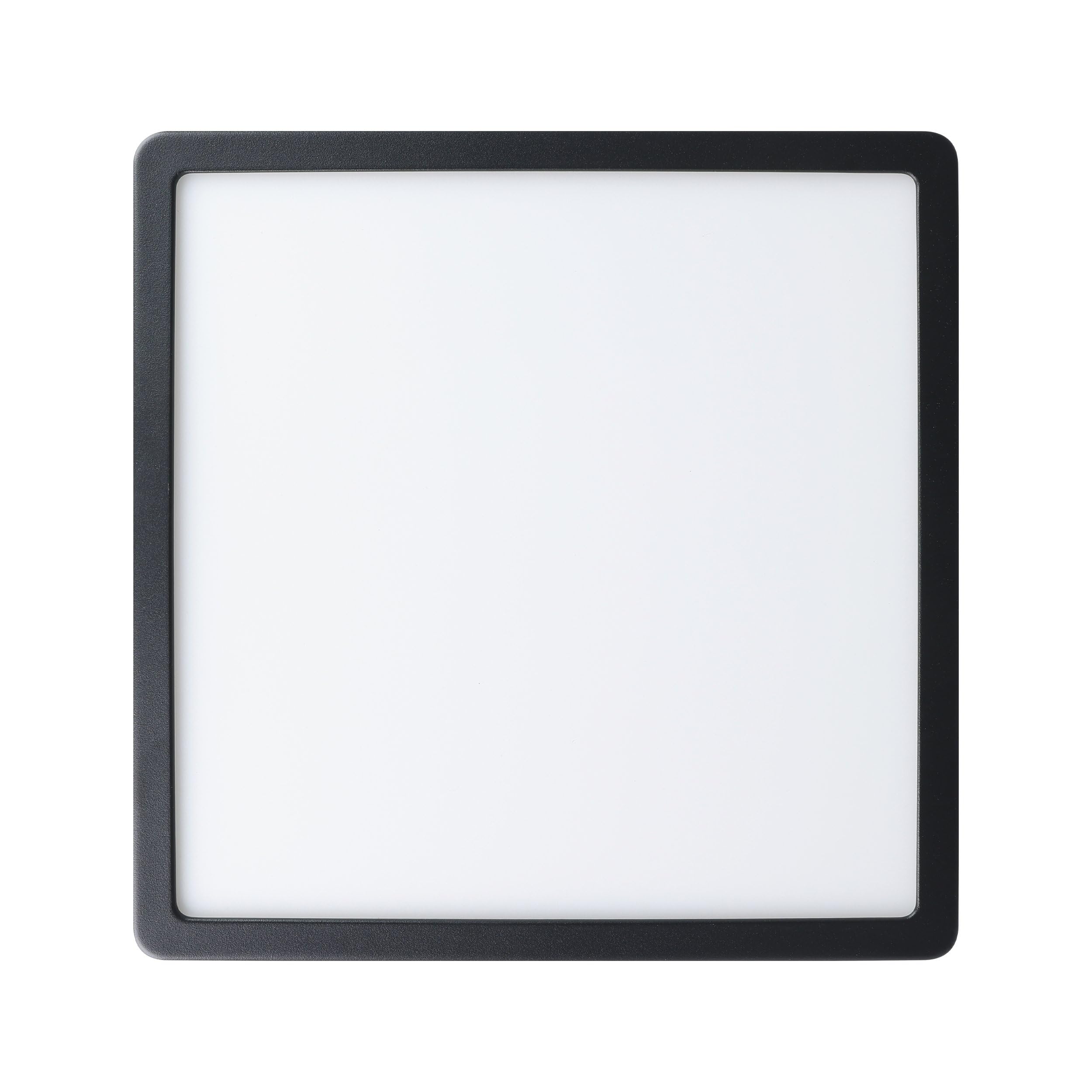 Eglo LED Plafonnier extérieur Argolis 2, IP44, 28,5 cm, métal noir, plastique blanc, blanc chaud