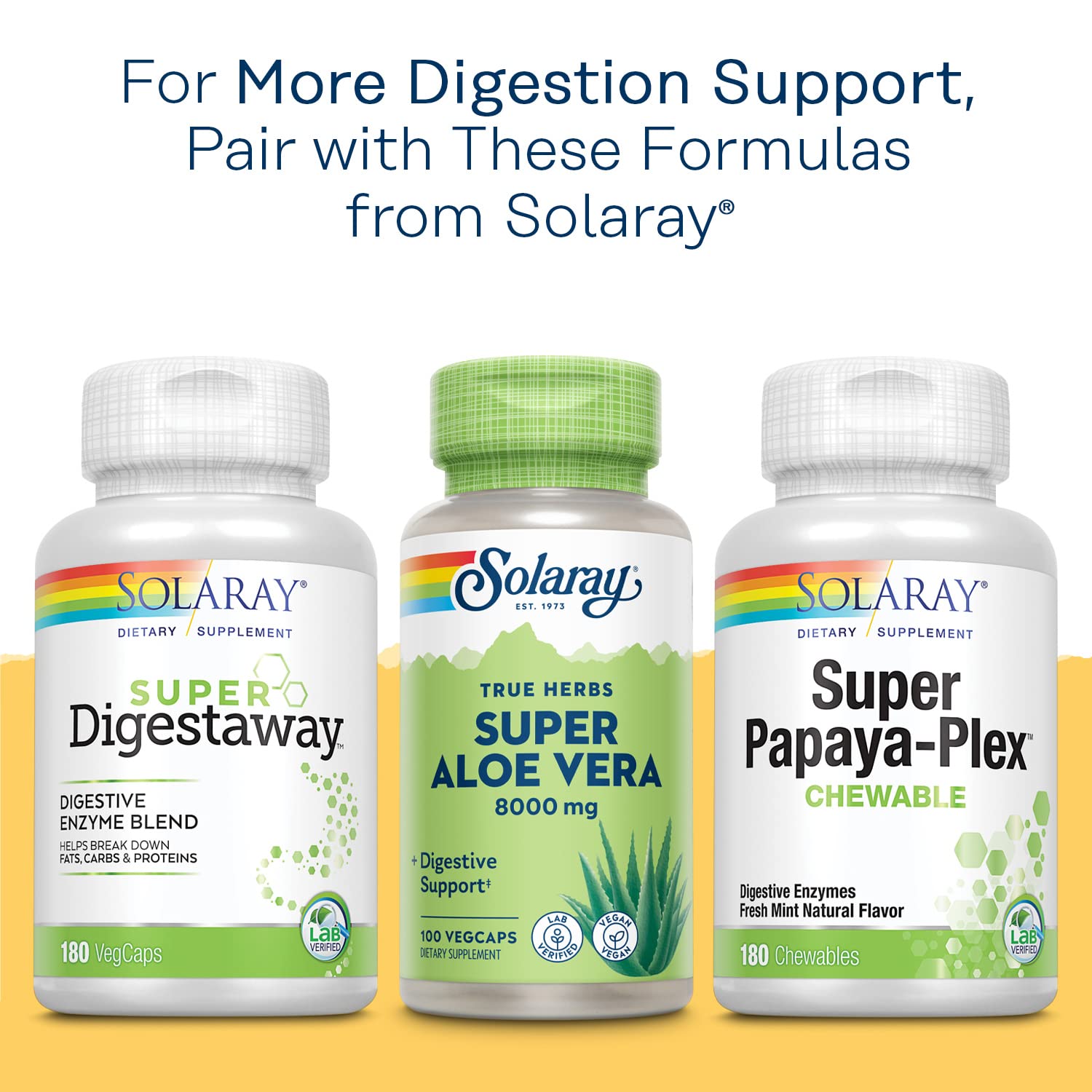 Solaray Betaine HCL with Pepsin, High Potency Hydrochloric Acid Formula