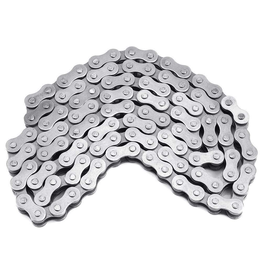 Yctze para cadena bicimoto cadena bicimoto Cadena de motor 415-110L Cadena de eslabones de motor de acero inoxidable 415H cadena bugie reemplazo para bicicleta motorizada