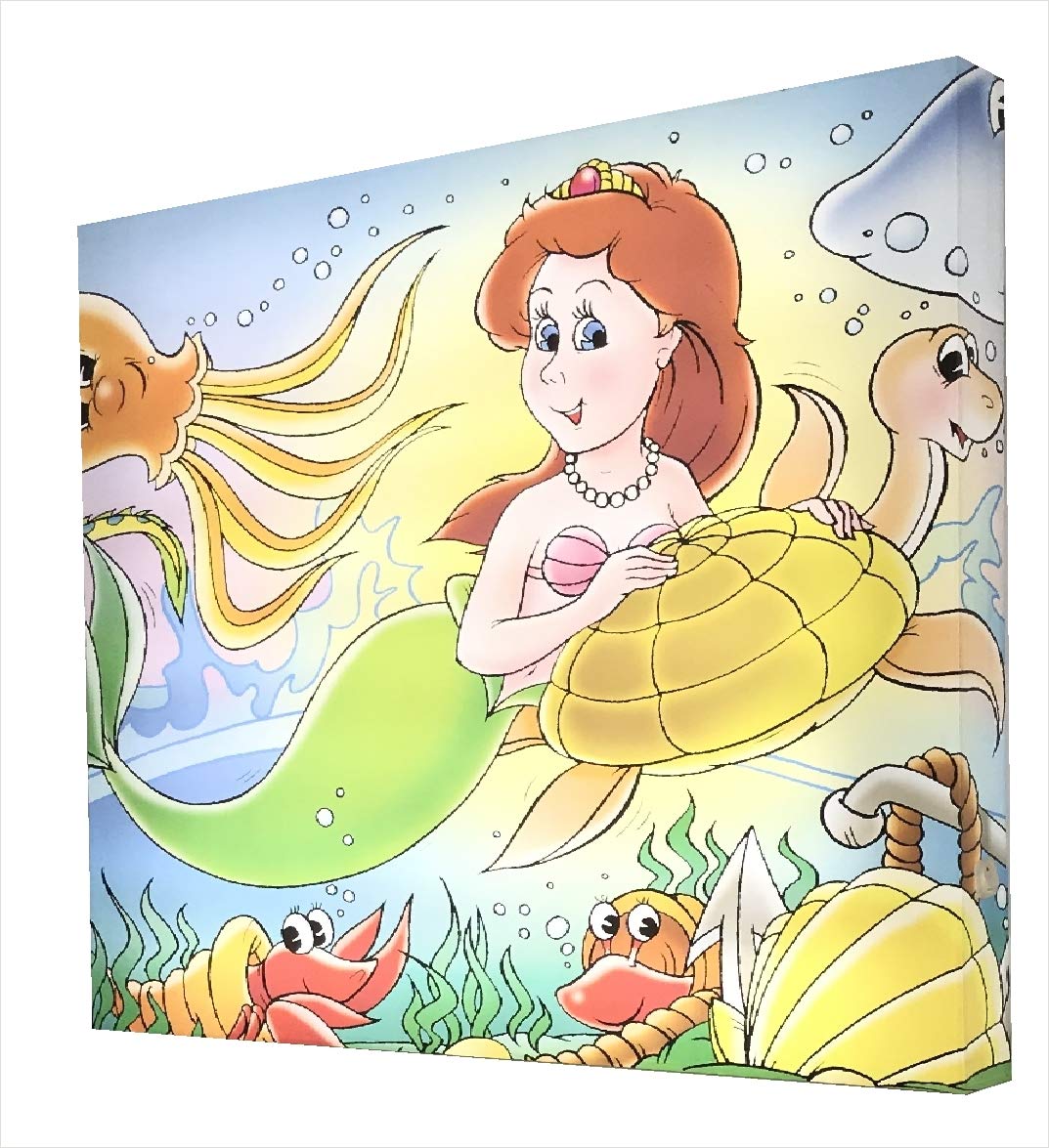 Tableau LED La Sirène CCRETROILUMINADOS d'exception en 80x80 - 7