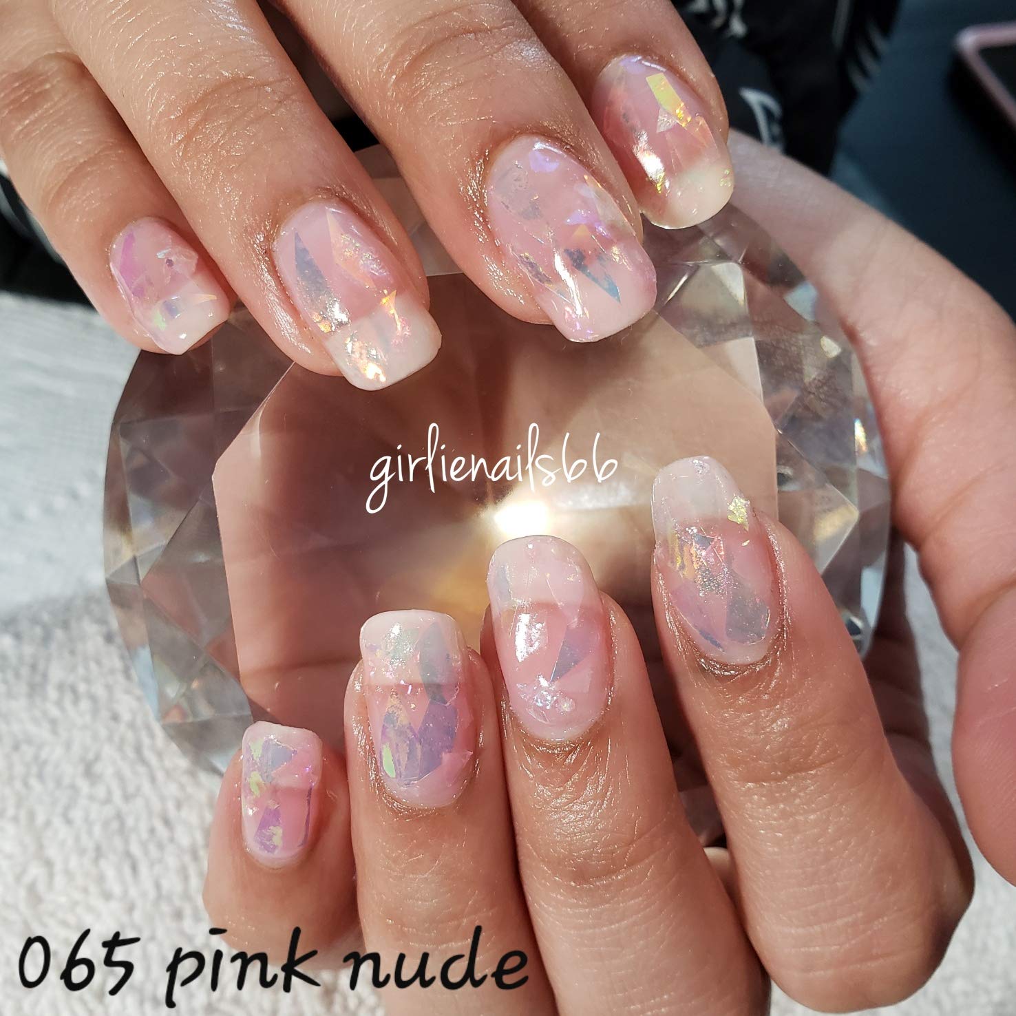 AIMEILI Soak Off UV LED Gel Nail Polish Natural Sheer Pink Color Gel Set Of 4pcs X 10ml - Kit Set 17 : Beauty & Personal Care