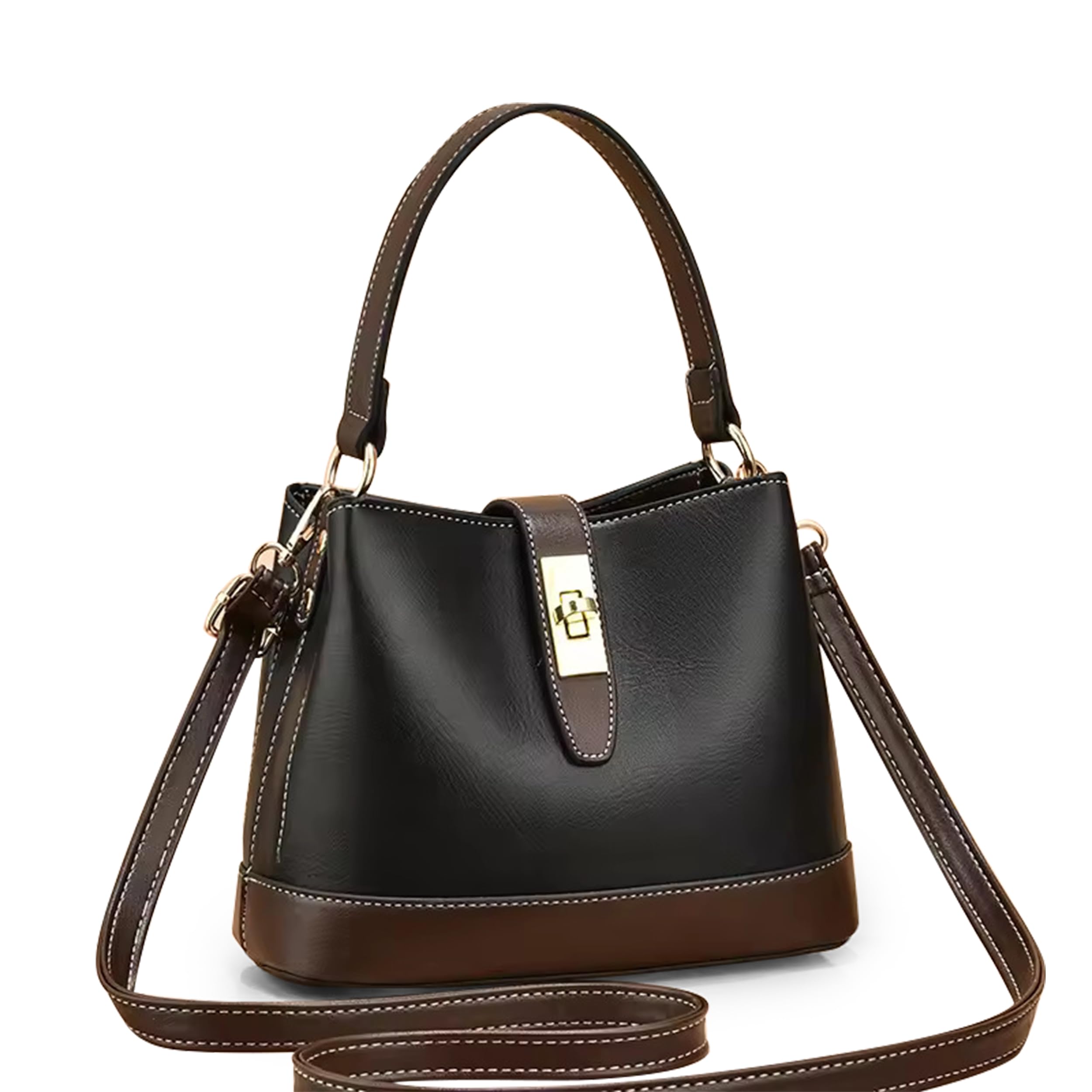 ADISA Womens Girls Bucket Cross Body Bag with Sling (SL5139_Black) (B0D772R6Q5) Amazon Price History, Amazon Price Tracker