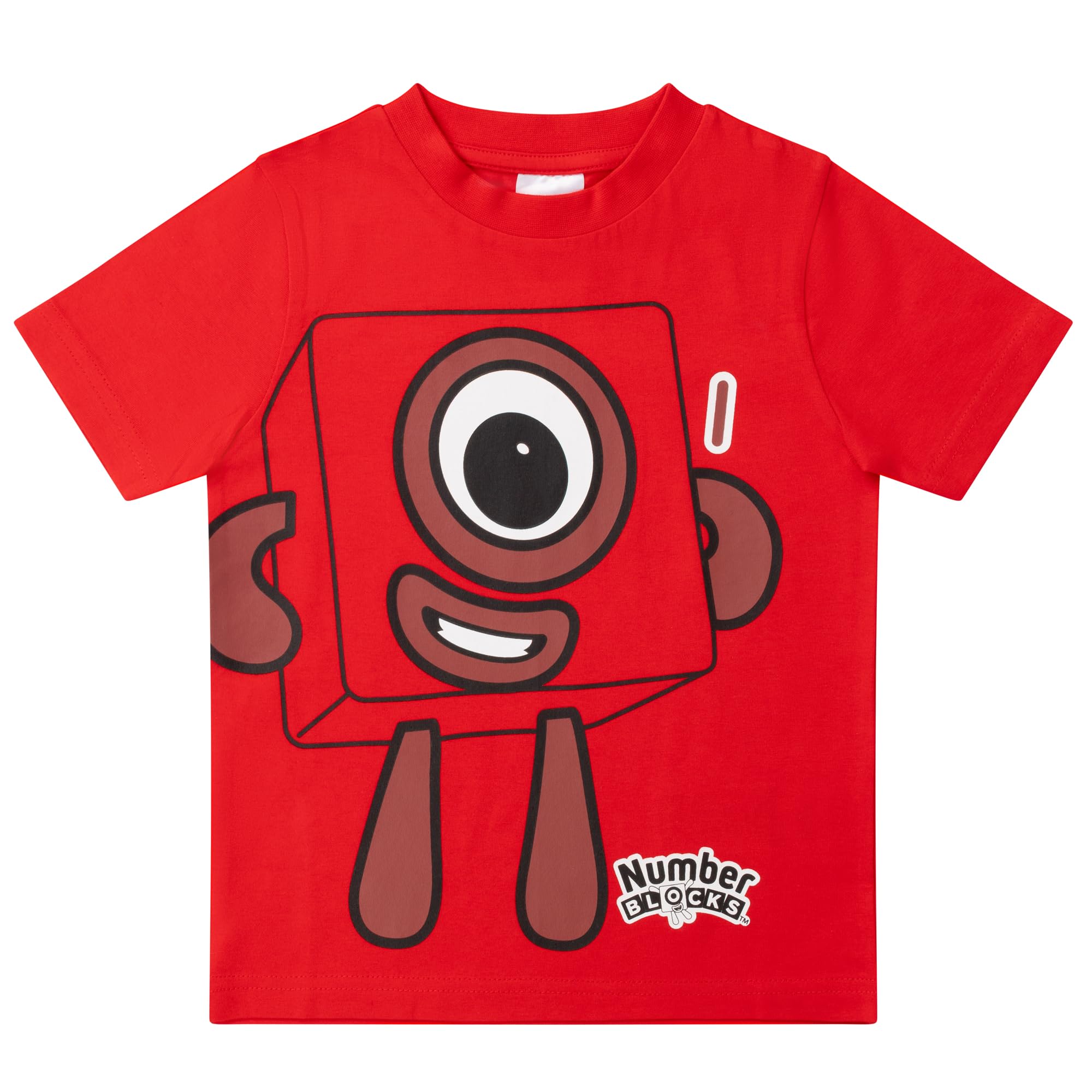 Numberblocks Paquete de 3 Camisetas Unisex de Manga Corta 100% algodón Peinado