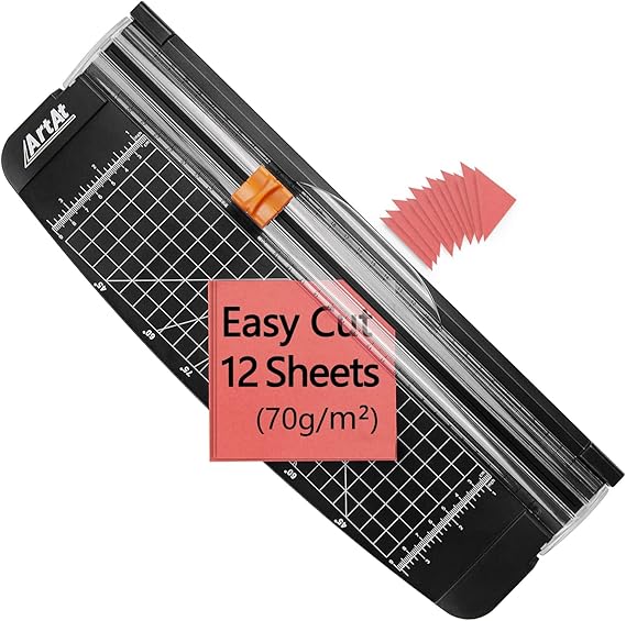 ArtAt A4 Portable Paper Cutter 12 inch Paper Trimmer Scrapbooking Tool
