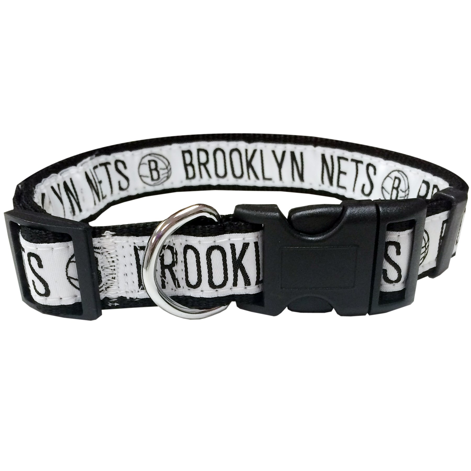 Pets First NBA PET Collar BROOKLYN NETS Dog Collar, Size Small Basketball Team Collar for Dogs & Cats. A Shiny & Colorful Dog & Cat Collar Licensed by