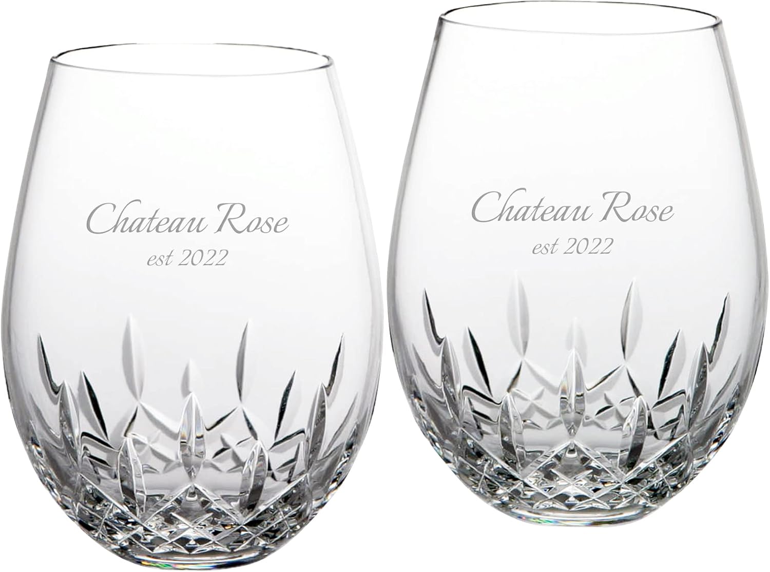 Waterford Personalized Lismore Essence Stemless Deep Red