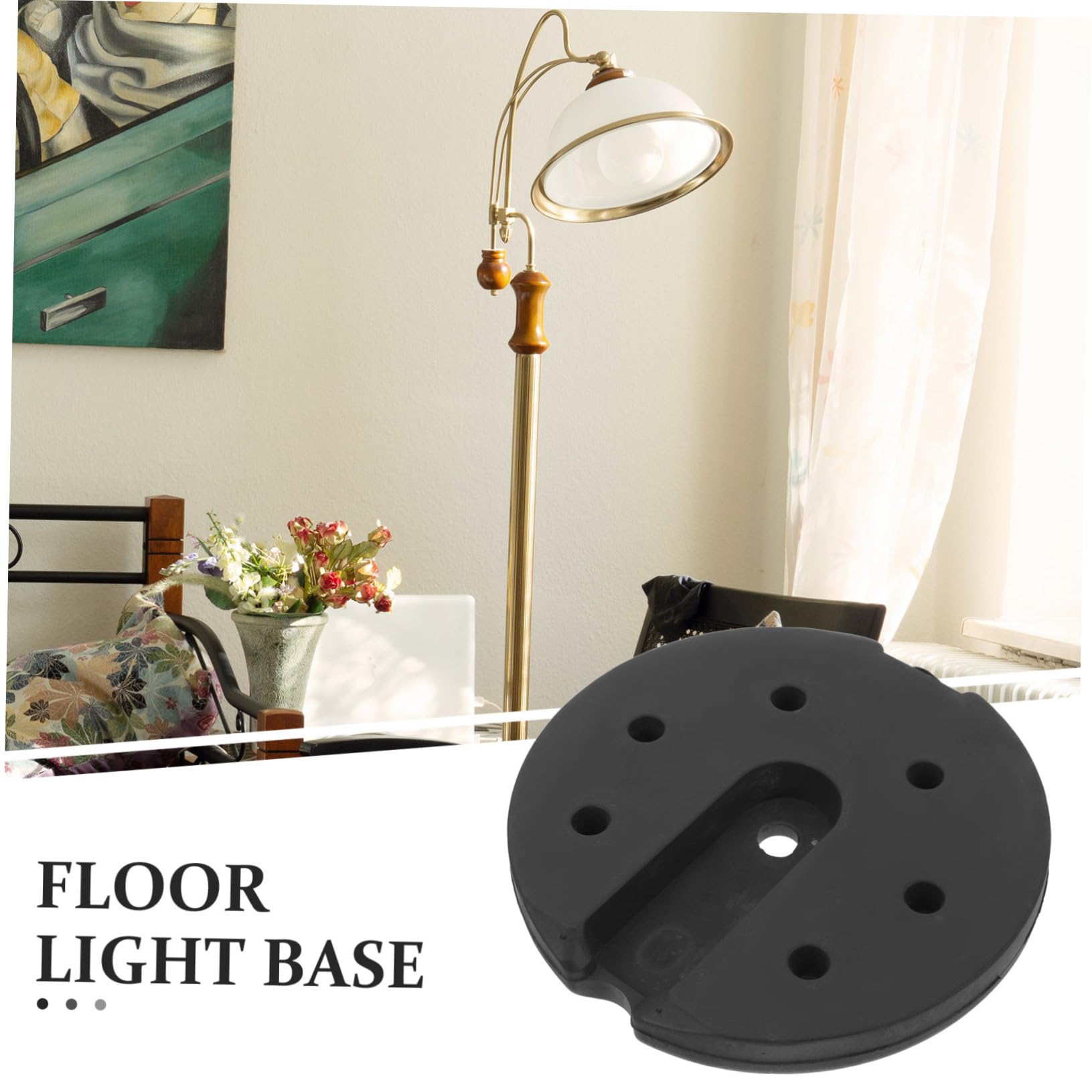 Amazon.co.jp : PRETYZOOM 鉄製重量ベース付きフロアライトスタンド