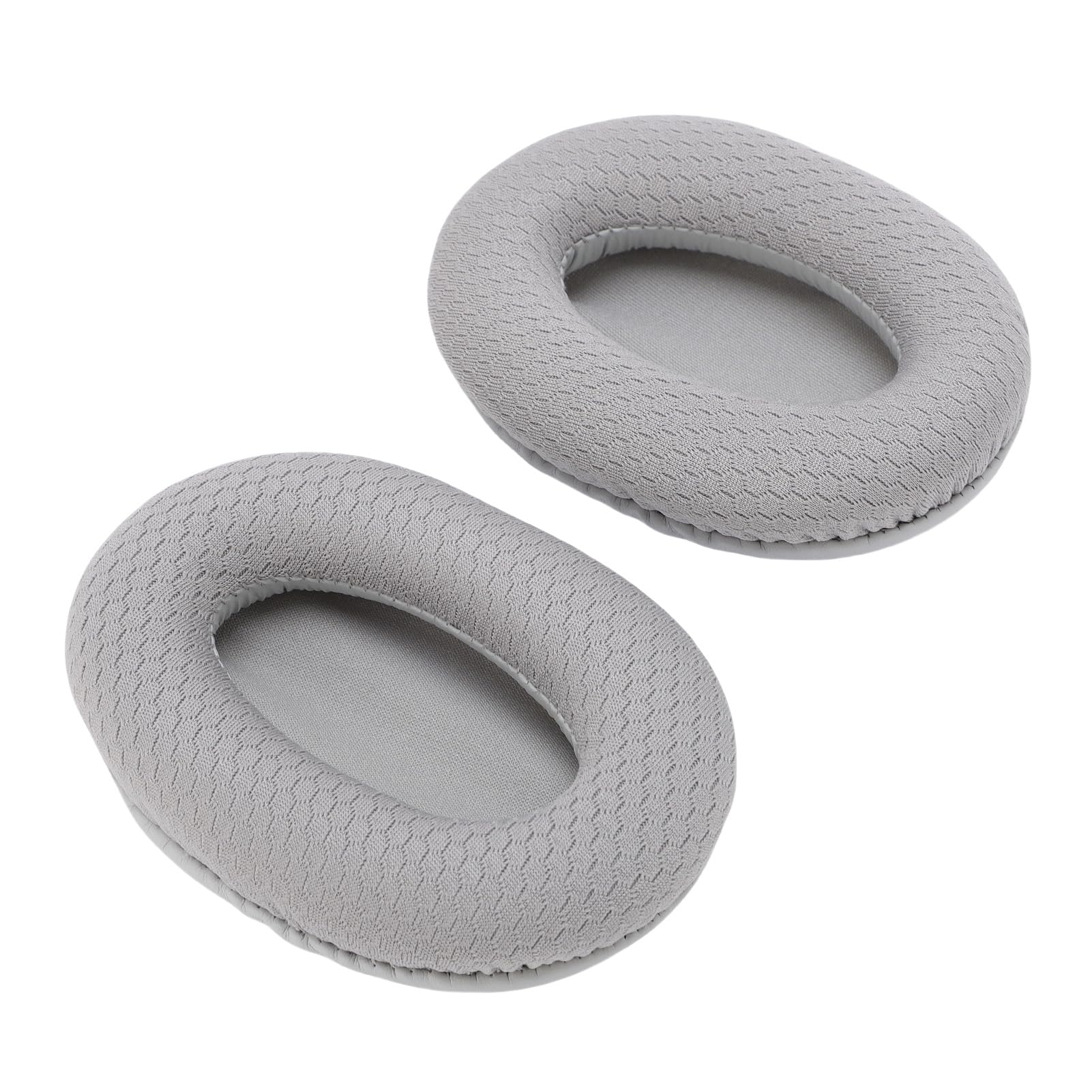 Ejoyous 2 Paia Cuscinetti Auricolari di Ricambio, Tessuto a Rete Traspirante e Cuscinetti di Ricambio per Cuffie in Memory Foam per X, Auricolari di Facile Installazione per l'Uso Quotidiano (GREY)