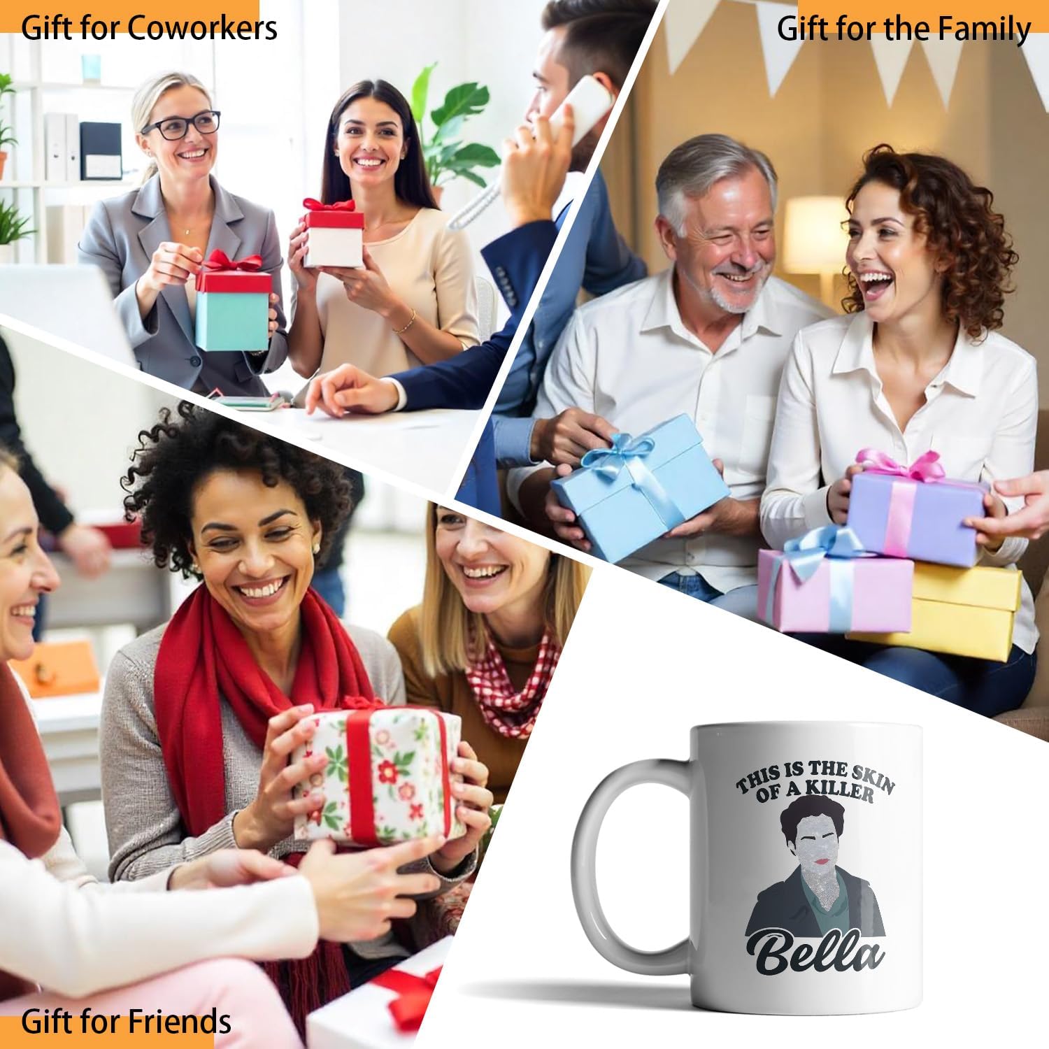 This Is The Skin Of A Killer Bella, Funny Office Home Ceramic Coffee Mug Tea Cup, Movie fans Vampire Romance Fan Mug, Gifts for Men Women Friend Bestie Coworker Boss, Vampire movie fans Gifts - Image 6