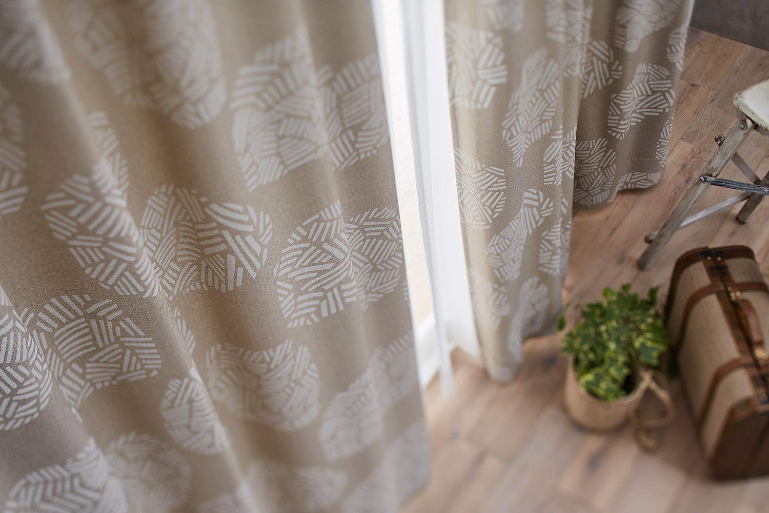 ㊴幅約110㌢×140㌢ 両開き レースドレープセット スミノエ スミノエ