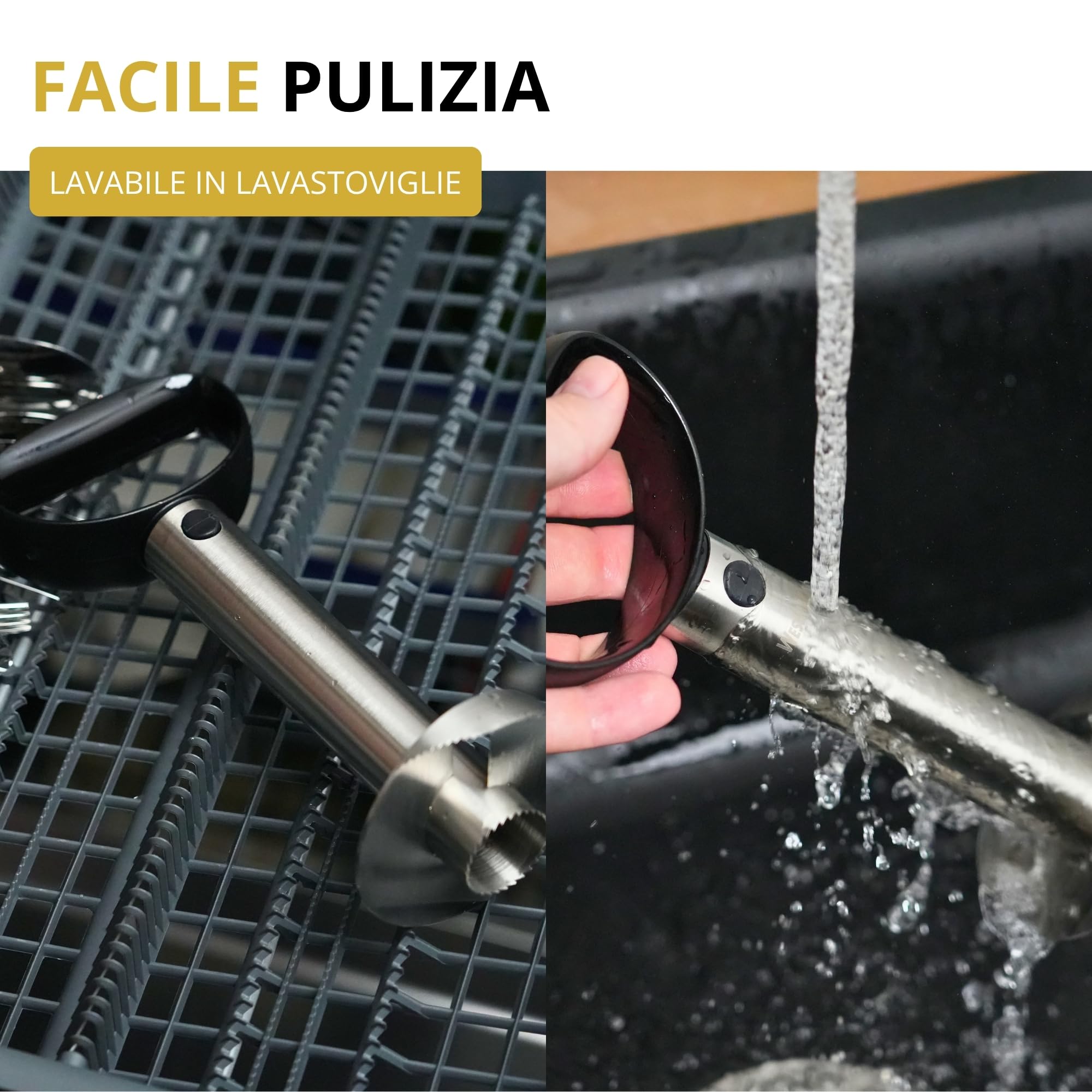Westmark Affetta-ananas/Rimuovi torsolo in acciaio, ø 8,5 cm, Acciaio inox/Plastica, Argento/Nero, 51692260