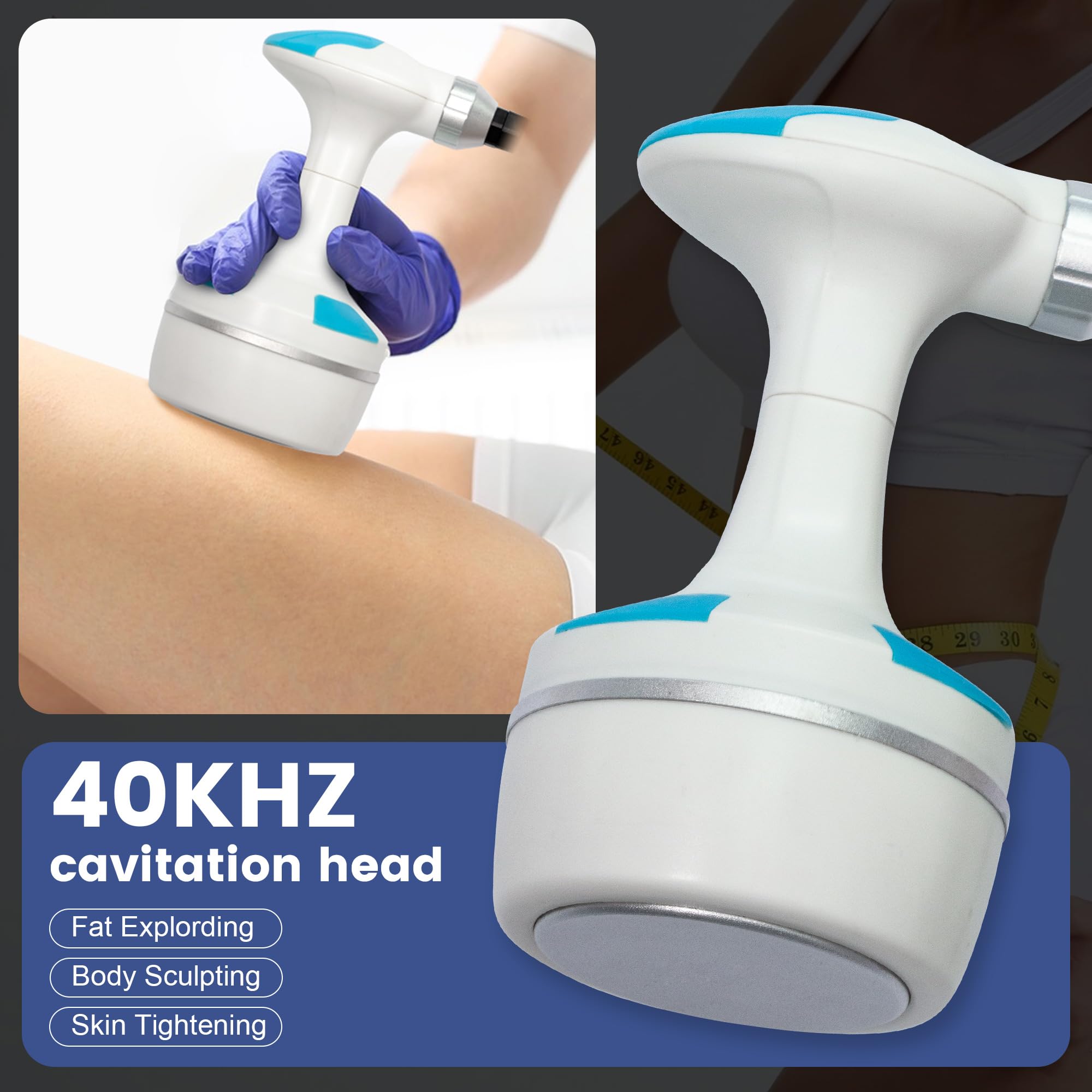 Masajeador multifuncional V-NINE 5 en 1 con rodillos automáticos | Tratamientos de modelado corporal y facial, reafirmación de la piel y cuidado de los ojos para salones de belleza y spas.