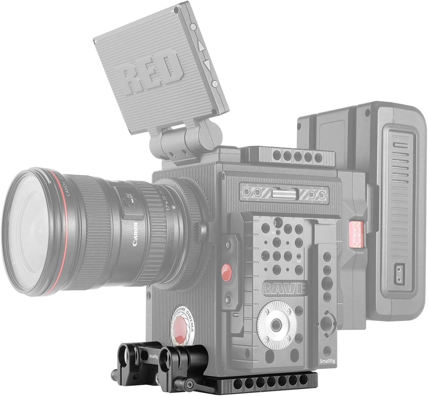 Nеw Arrіvаlѕ SMALLRIG Base Plate Riser Plate for RED Raven/Scarlet-W/Epic-W/Weapon with Rod Clamp - 1756