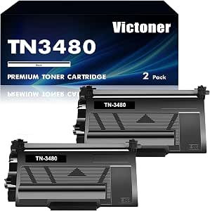 Toner Compatible TN3480 Noir Duston – 8000 Pages Pour Brother HL-L5000 L5100 L5200 L6250 L6300 L6400 MFC-L5700 L5750 L6800 L6900
