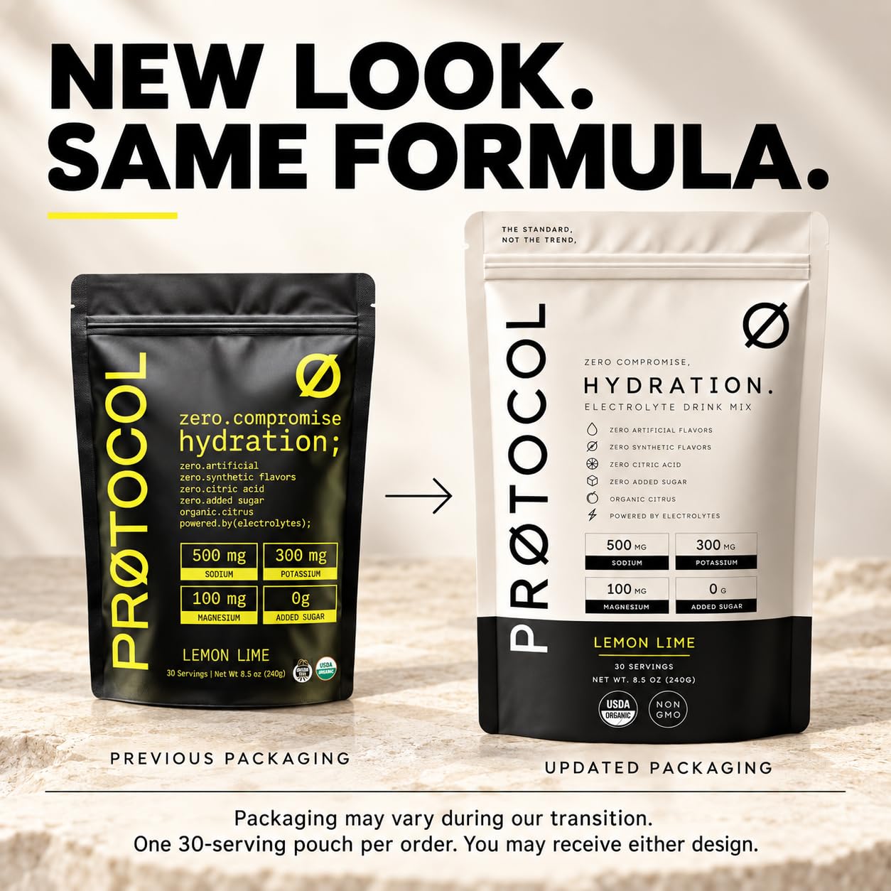 Protocol USDA Organic Electrolyte Powder, Sugar Free, Without Stevia, Natural Flavors or Citric Acid, Lemon Lime Hydration Drink Mix, 30 Servings — Amazon image 5