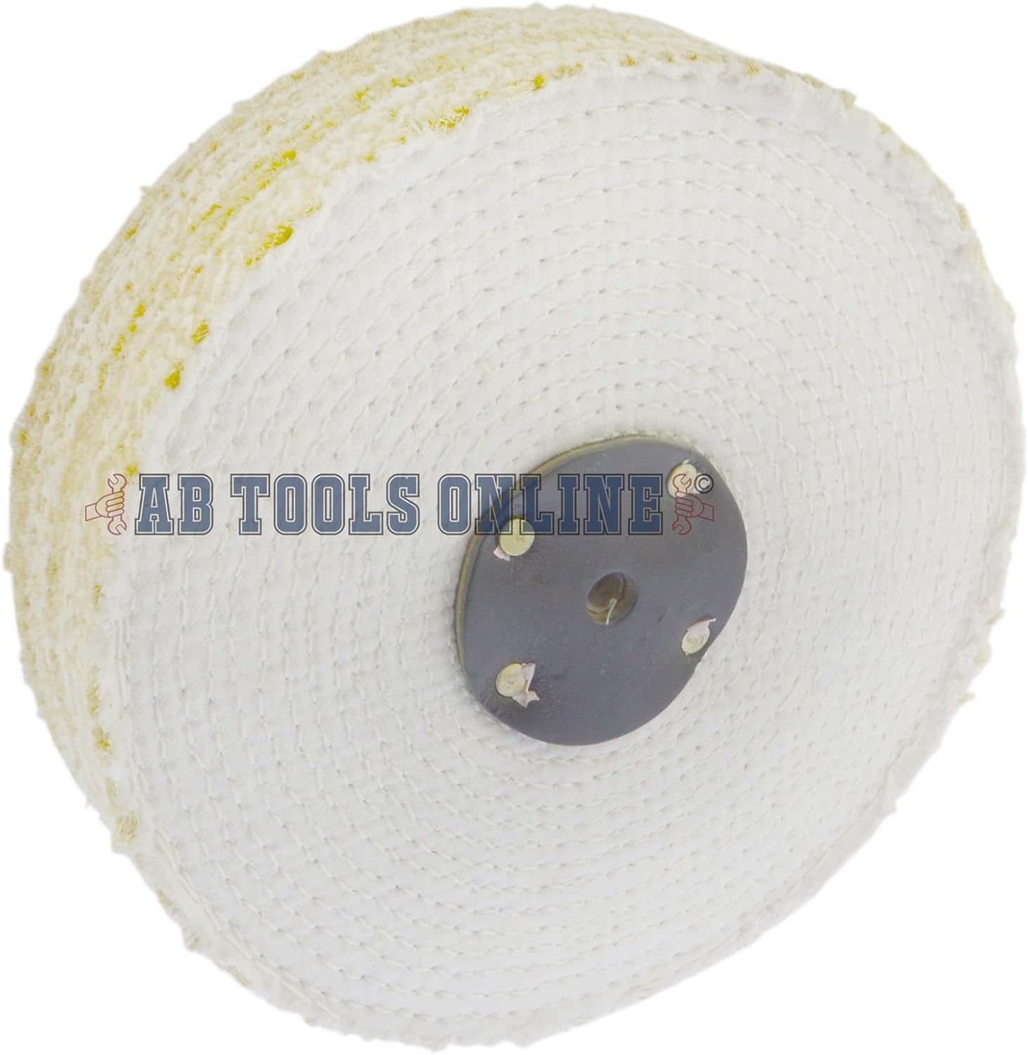 Coarse Sisal Fast Cut Buffing Polishing Mop 8" x 2" 4 Section 1st Stage Metal