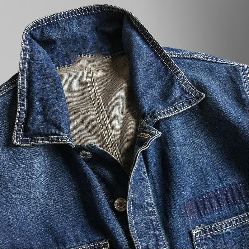Mono vaquero americano para hombre estilo hip hop vintage holgado 3