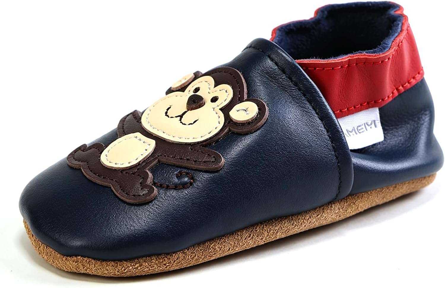 Soft Sole Genuine Leather Baby Shoes, Non-Slip Breathable Unisex Infant Toddler Prewalker Moccasins