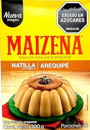 Natilla Con Sabor AREQUIPE Mix Maizenaa 1 Box 300g - Despensa Colombiana Value Pack