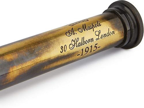 Miniatura 5 de Telescopio hecho a mano  Talla de mitad de cuero  20 pulgadas  Réplica vintage funcional latón náutico antiguo telescopio Spyglass  Super7One