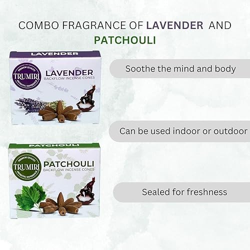 Vista 213 de Paquete combinado de conos de incienso de reflujo – 10 opio + 10 conos de incienso perfumados de cannabis