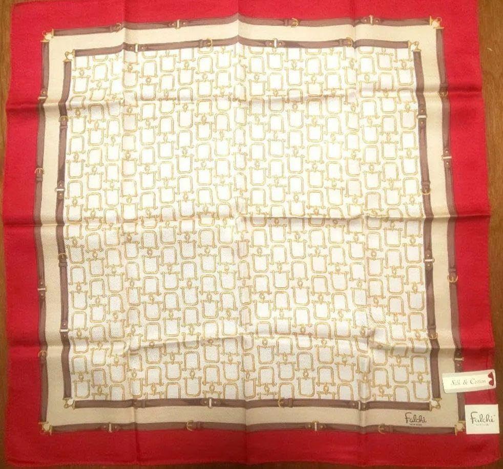 ヴィンテージ カルロスファルチ 大判ハンカチ スカーフ