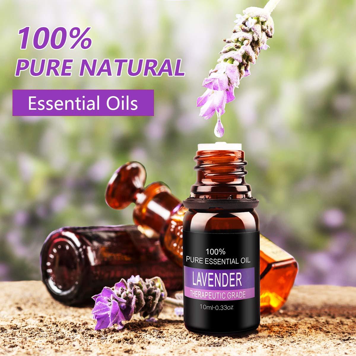 Huiles Essentielles Pour Aromathérapie - Top 3 Lot X 10 Huiles