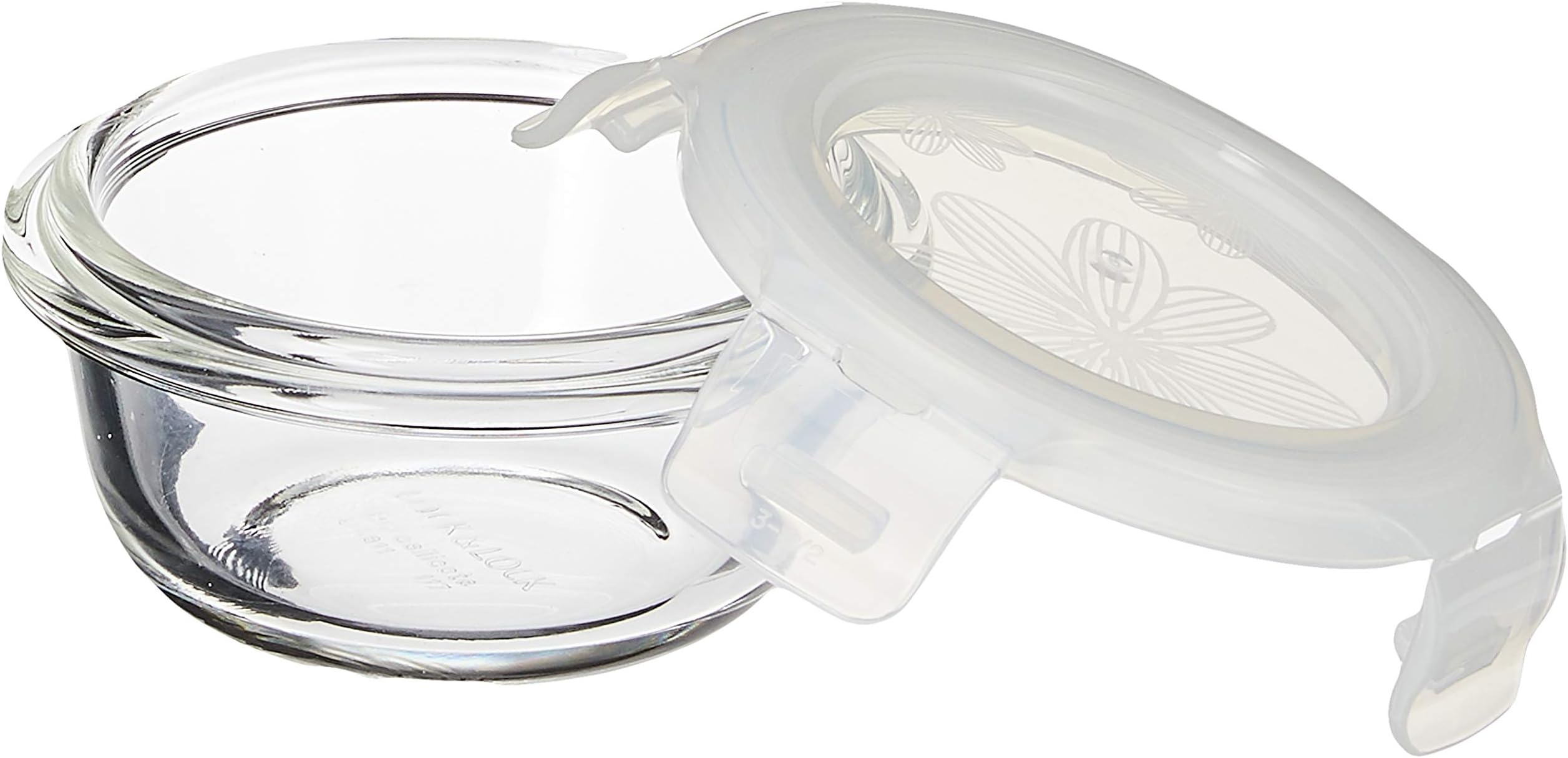 LocknLockRound Glass Oven Container with Lid - 140 ml