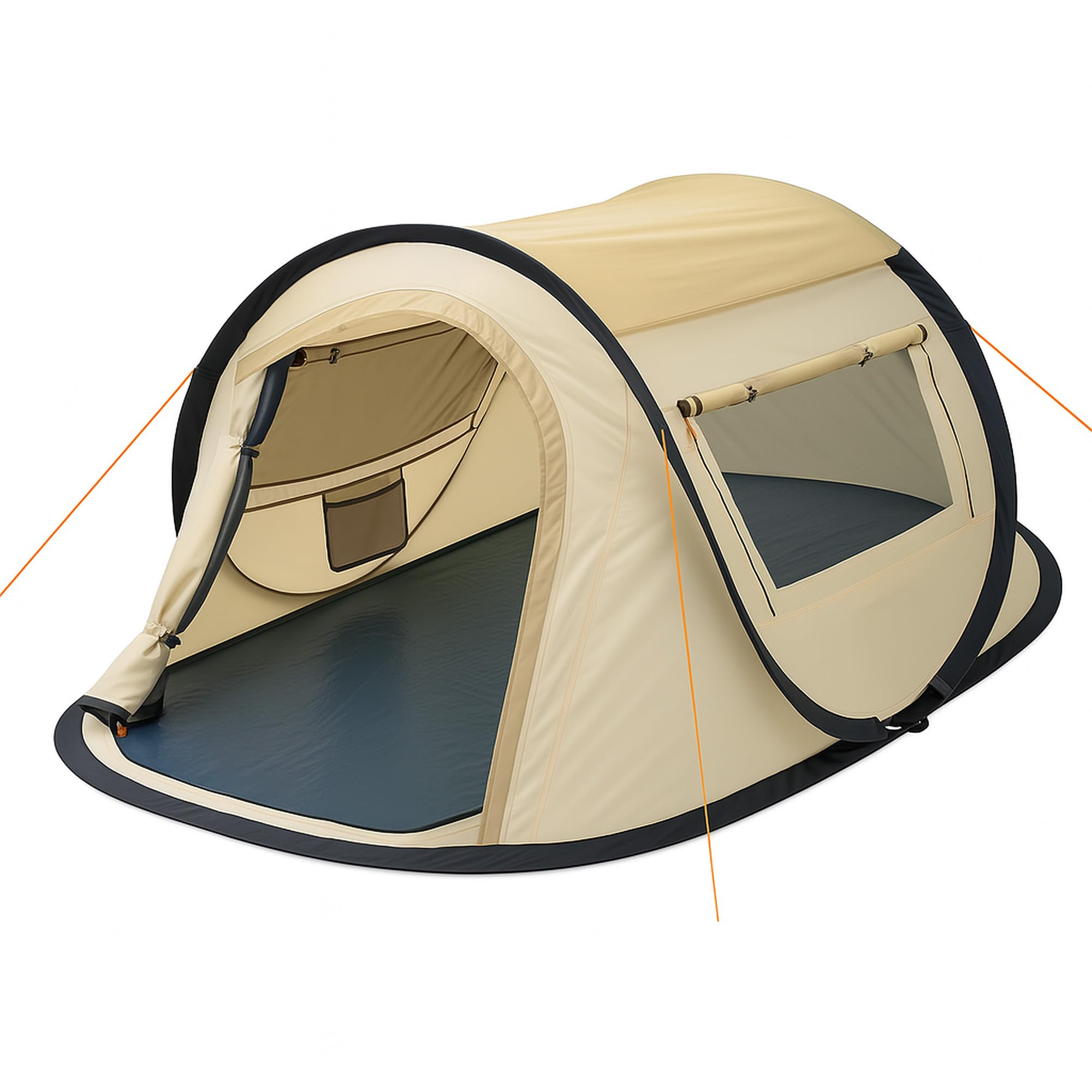 CampFeuer Zelt Quiki für 2 Personen | Wurfzelt Aufbau in 2 Sekunden, Wasserabweisend | Quicktent für Festival, Camping und mehr | Pop Up Zelt, Campingzelt, Automatik Zelt