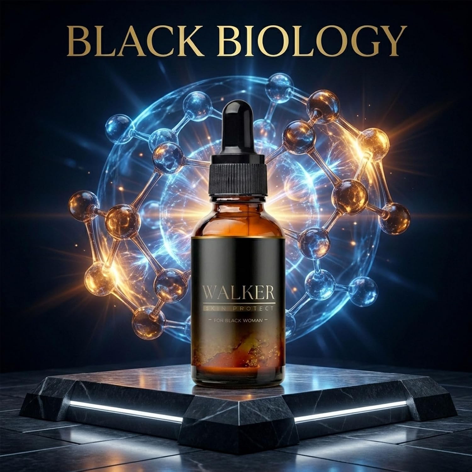 Serum for Black Women - 60 ml, Wrinkles and Fine Lines, Dark Circles