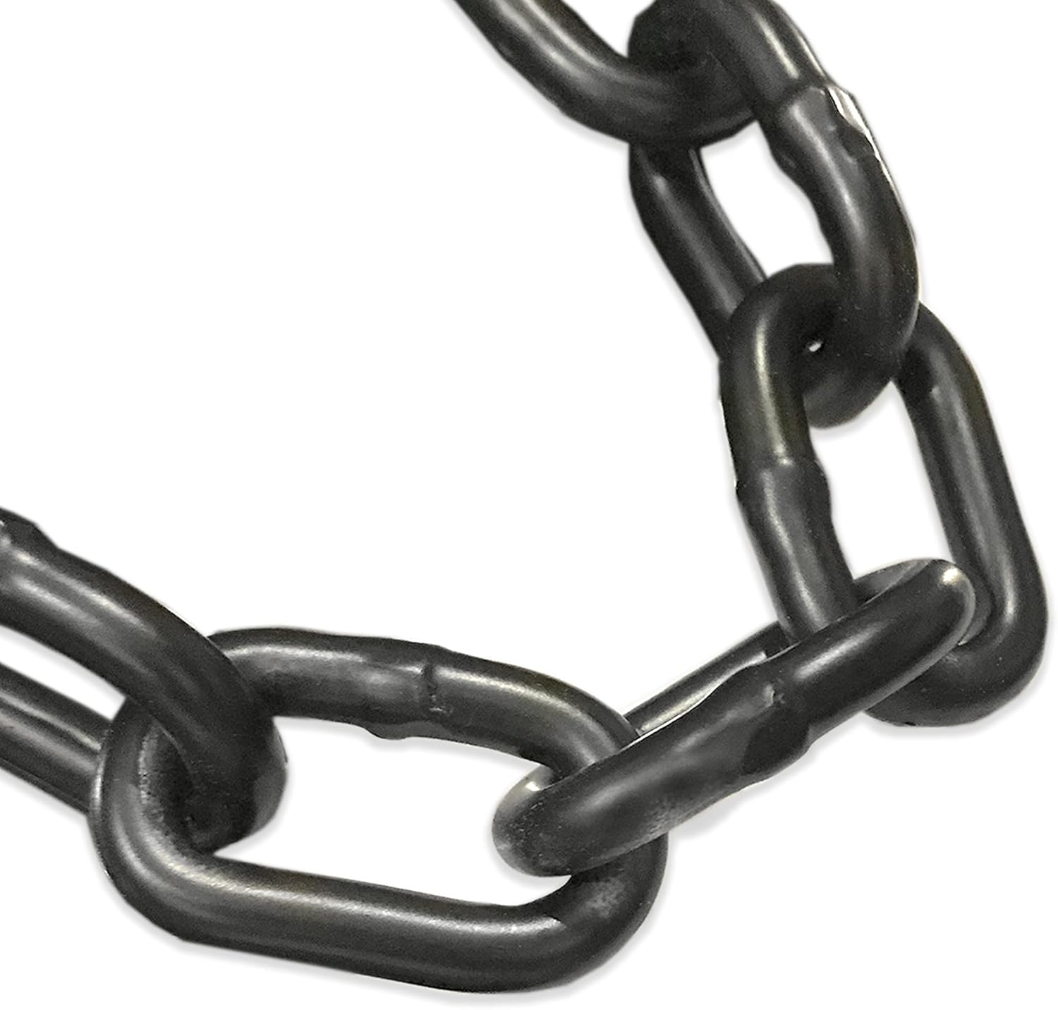 Generic 3/8"" X 30' Black Powder Coated Safety Chain | Working Load: 2,650 LBS Grade 30 Proof Coil | UV Protection | Swing Set Barrier Gate | Steel Chain | Heavy Duty