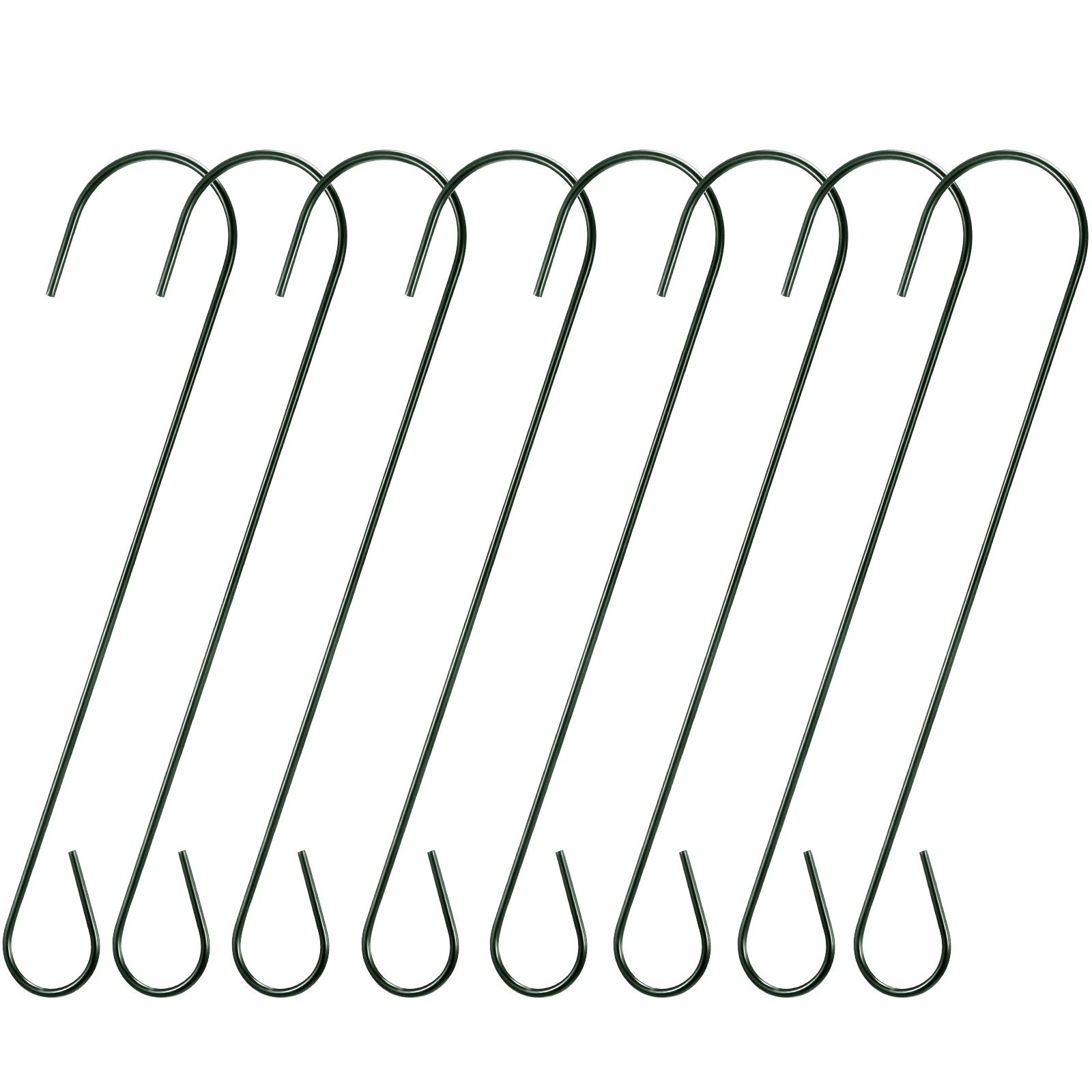 3 Stück S-förmige Vogelfutterhaken 30cm - Rostfrei Für Garten