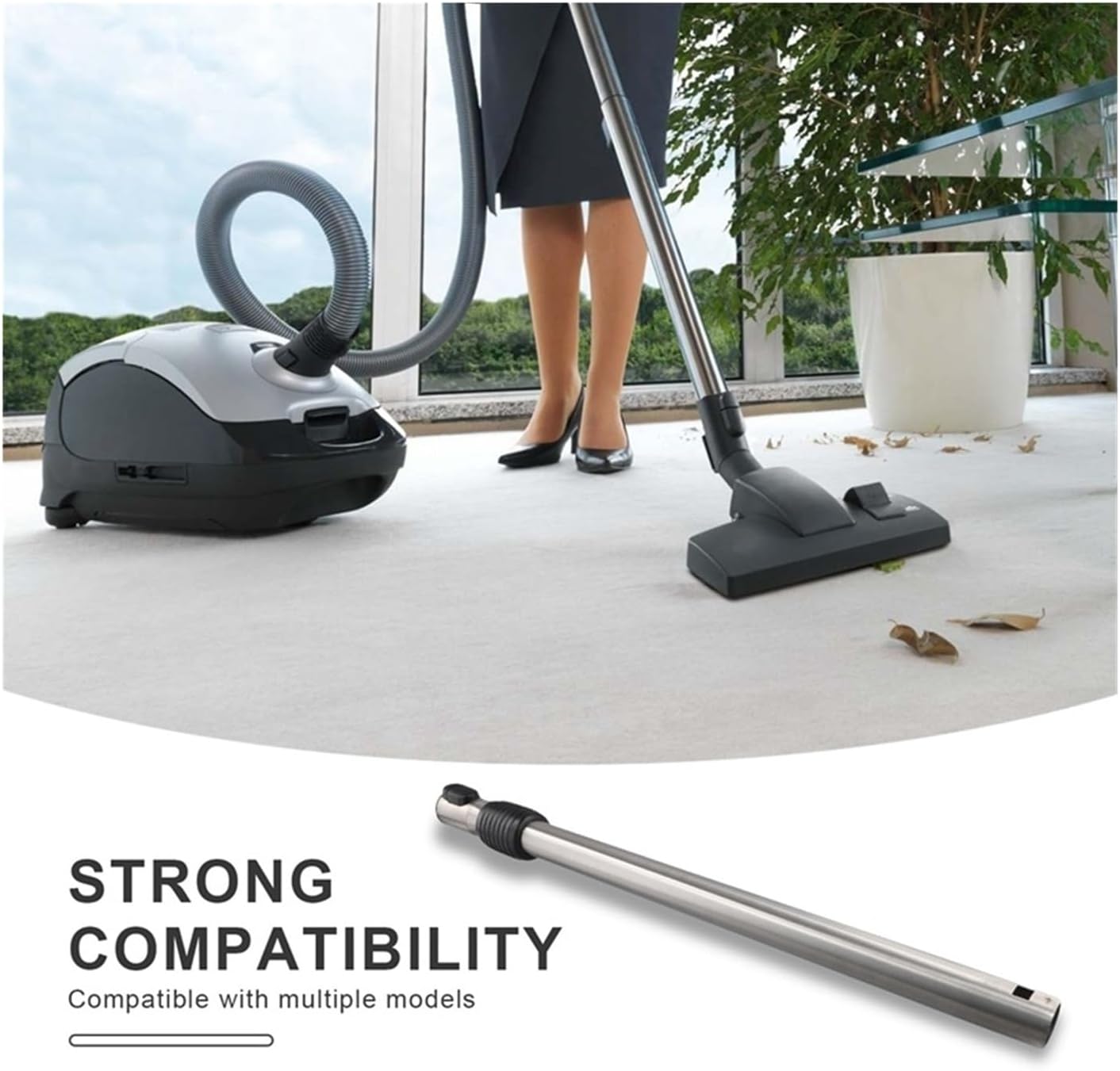 Telescopic Suction Tube 35 Mm Diameter With Click Function,Compatible For Miele, Vacuum Cleaner S8, S6, S5, S4