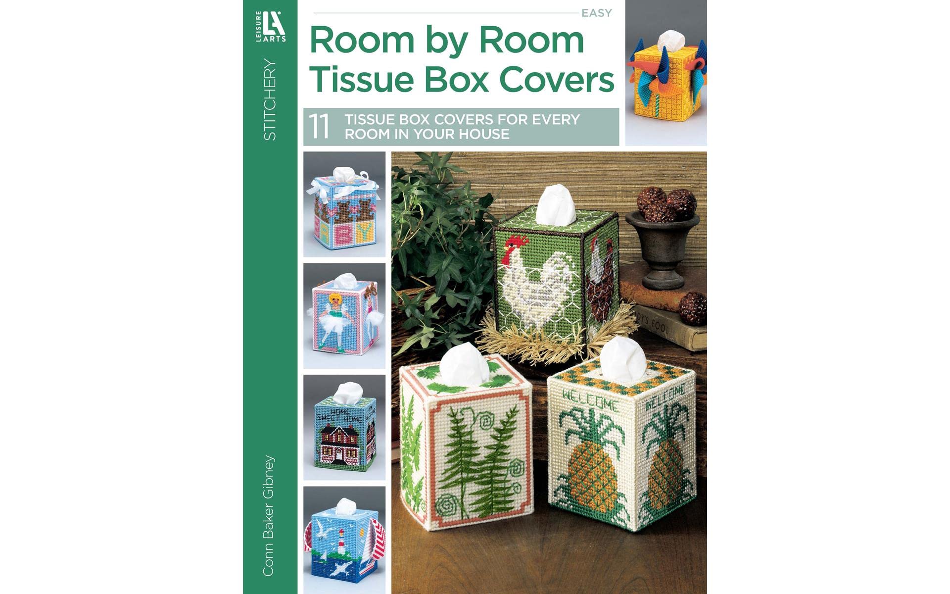 Leisure Arts Tissue Box & Coaster Patterns - Knitting & Crochet Project Book
