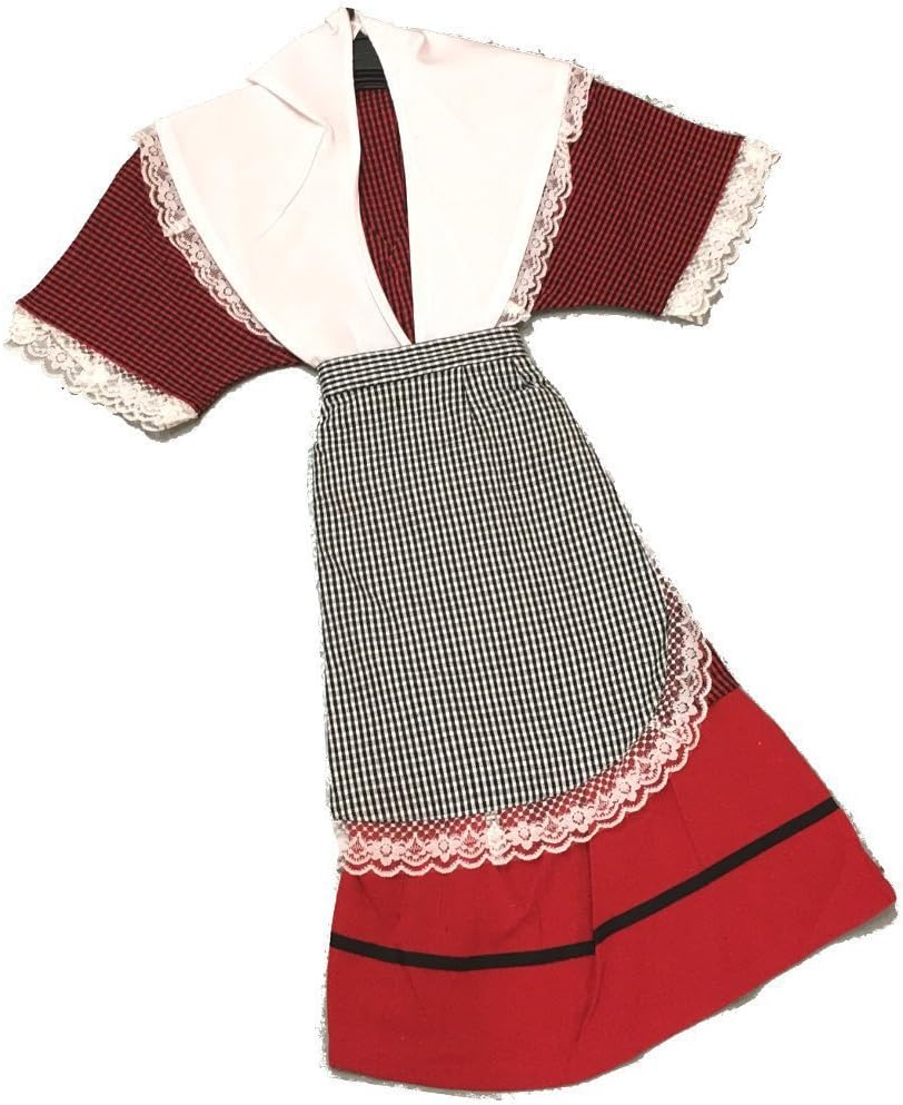 Adult Welsh Lady Traditional Costume Set St Davids Day [small 10-12]