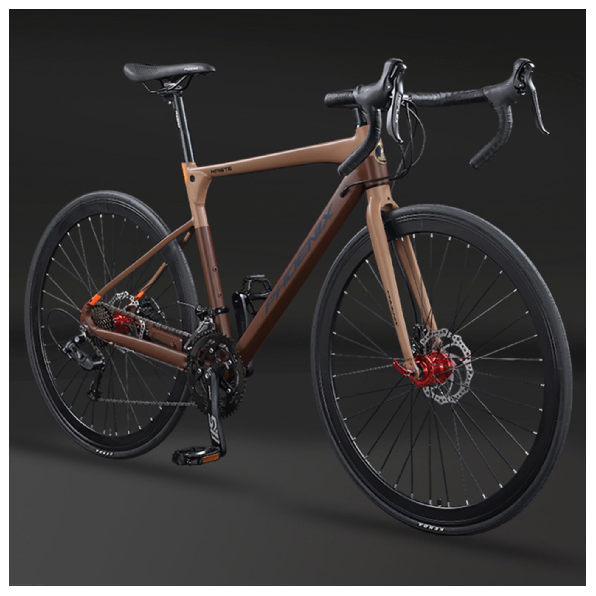 初心者向けロードバイク Amazon | エアロロードバイク 27段変速 クロスバイクアルミ