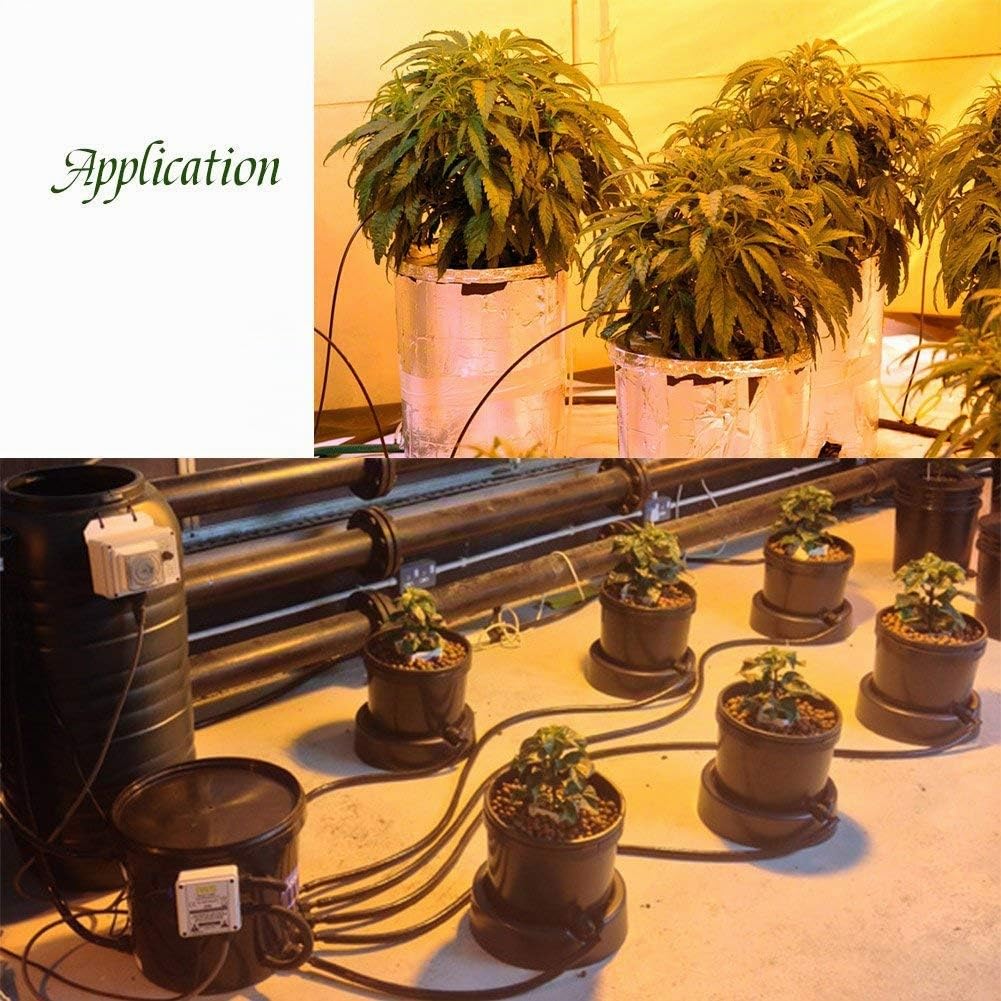 Conduites d'eau d'arrosage automatique 4mm/7mm Irrigation Système Micro Tuyau pour Fleurs, Plantes, Bonsaï, Jardin et Terrasse, 20m