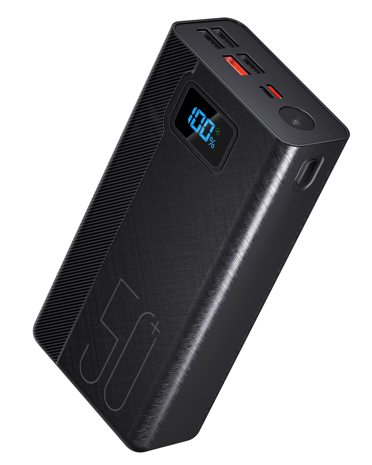 50000mAh Power Bank:22.5W Batería Externa de Carga rápida con Gran Capacidad y 5 Salidas y 3 entradas MP3 6GB with