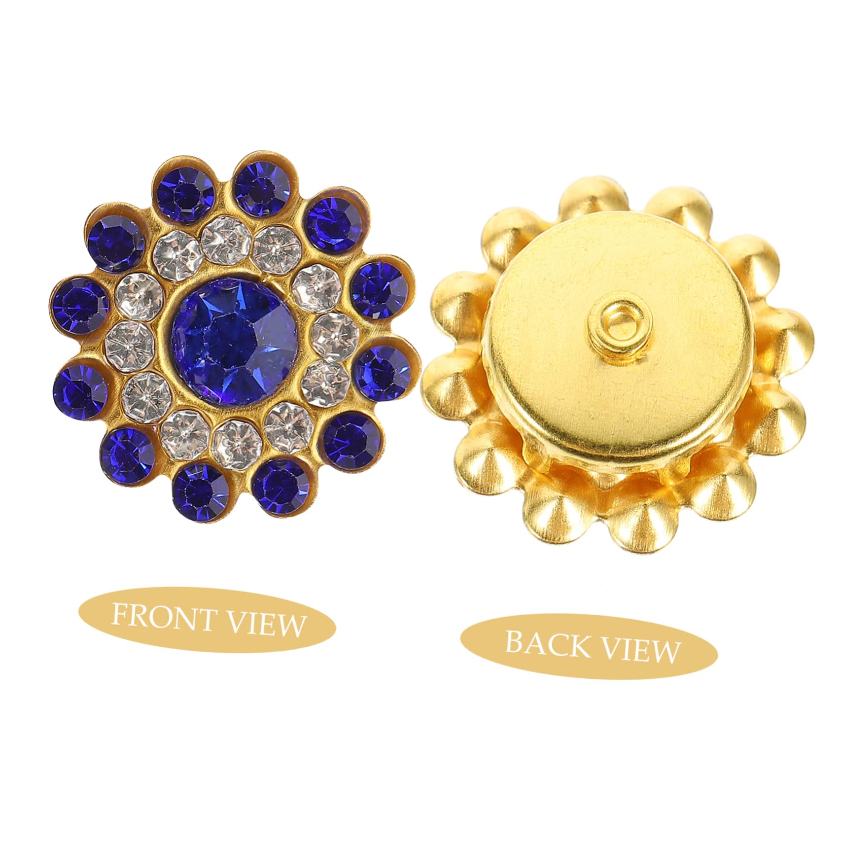 5pezzi Flatback Strass Decorativi Con Cristalli Accessori Fai Da Te Per Gioielli Per Abbellire Borse Inviti e Articoli Creativi