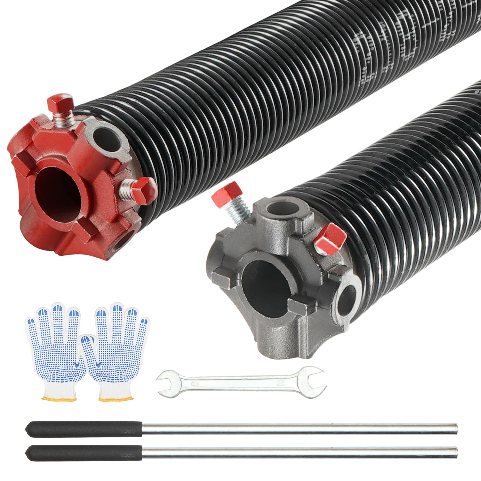 VEVOR GZ-23 Garage Door Torsion Springs, Pair of 0.218 x 2 x
